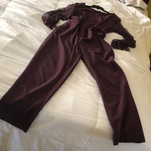Burgundy Jumpsuit